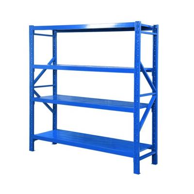 China Custom Adjustable Corrosion Protection Metal Long Span Warehouse Buries Light Duty Racking System for sale