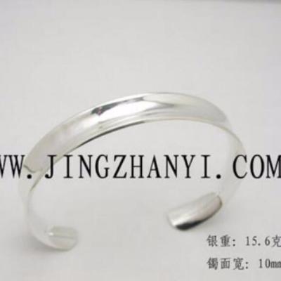 China BOHEMIA Jingzhanyi jewelry factory design and bracelet manufacturing classic open men's bracelet silver women's bracelet custom bracelet for sale