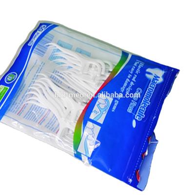 China Interdental Brush Dental Floss Teeth Stick Toothpick Floss Pick 50Pcs DF-002A for sale