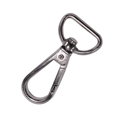 China Eco-Friendly High Quality Lobster Spring Safety Metal Swivel Snap Hook Clip For Sling Bag for sale