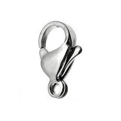 China Silver Small Square Metal Staples Eco-Friendly Lobster Hook Clasp Chain Key Chain for sale