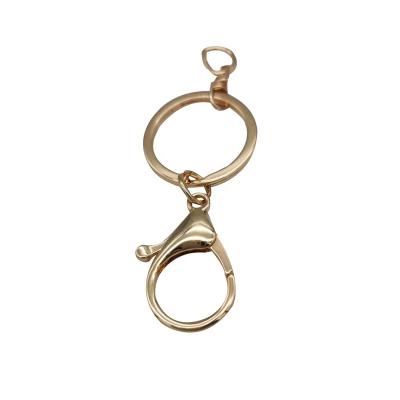 China (Can provide Rohs test)Eco-friendly Large Spring Swivel Key Chain D Lobster Clasp Metal Snap Hook Zinc Alloy Clip for sale