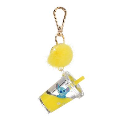 China Cute popular boba manufacturer PVC plastic verified key chain key chain wholesale key chain material for sale