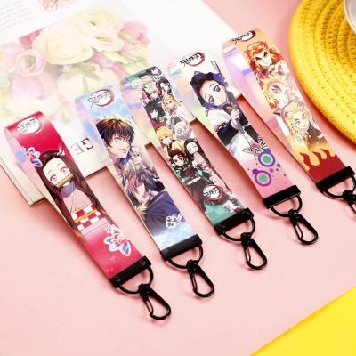 China Demon Material Acrylic Slayer Anime Key Chain Manufacturer Wholesale Transparent Acrylic Verified Sword Plastic Key Chain for sale