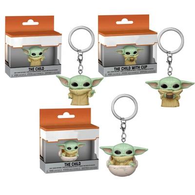 China Soft Touch Feeling Verified Yoda Key Chain Manufacturer PVC Key Chain Pendant Cute Baby Wholesale Material for sale