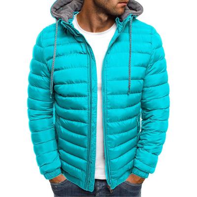 China Winter Urban Thick Coat Zipper Waterproof High Quality Men's Jacket Hooded Puffer Jacket for sale