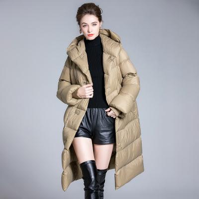 China Luxury Custom Soft Hooded Women's Bubble Quilted Down Jacket Wholesale QUICK DRY Design Women's Down Jacket OEM/ODM Stripper Down Jacket Coat for sale