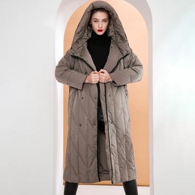 China 2021 winter QUICK DRY stripper jacket for ladies down jacket women 100% stripper outerwear long jacket polyester warm women bend down jacket for sale