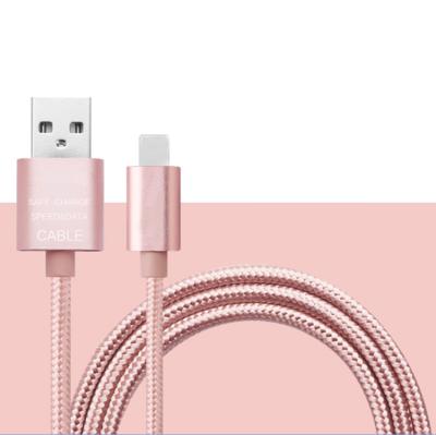 China High Quality Metal+TPE MP3/MP4 Player Quick Charge Connect Line USB Cable Data Cable Fast Charging Charger for sale