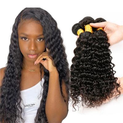 China No Tangle Series Hot Selling Deep Wave Bundles 8 To 40 Inch Brazilian Mink Hair Extension 100 Virgin Hair Vendors for sale