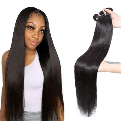 China Brazilian Silky Straight Mink Hair Extension Packaging Vendors Raw, Straight Remy Virgin Cuticle Aligned Human Hair Weave Wave Bundles for sale