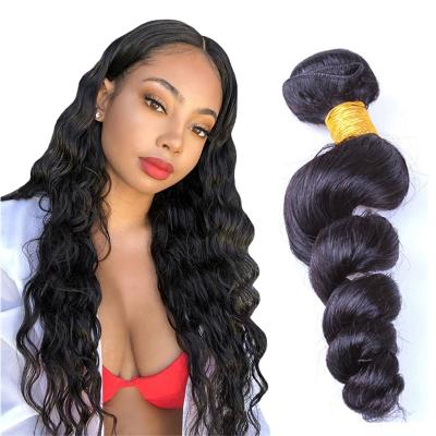 China No tangle Brazilian virgin hair extension wholesale mink hair vendors quality guarantee loose wave bundles for sale