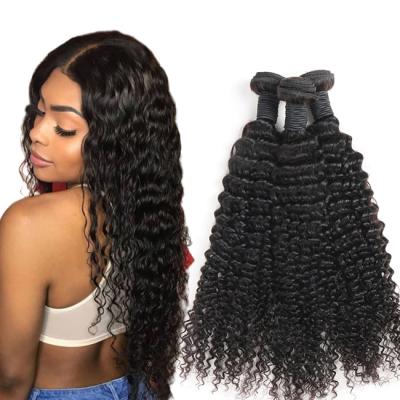 China Wholesale Kinky Curly Brazilian Virgin Hair Mink Curly Hair Bundles Boxes Human Virgin Hair With HD Lace Closure Headbands for sale