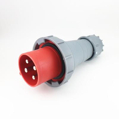 China Commercial Waterproof Type 0442 125A 380V Socket 5 Pin Level IP67 Level IP67 Industrial Socket 3P+N+E for sale