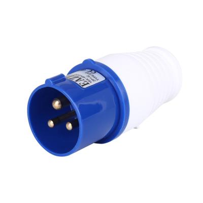 China Commercial Waterproof Type 013 16A 220V Socket 3 Pin Level IP44 Level IP44 Industrial Socket 2P+E for sale