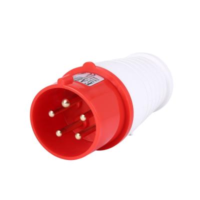 China Commercial Waterproof Type 015 16A 380V Socket 5 Pin Level IP44 Level IP44 Industrial Socket 3P+N+E for sale