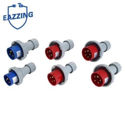 China IP67 Level 125A 380V 3P+E Commercial Waterproof Type 244 Pin Connector4 Industrial Connector for sale