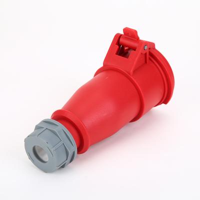 China 225X 32A 380V 3P+N+E Level IP44 Commercial Industrial Connector 5 Pin Connector Waterproof Type for sale