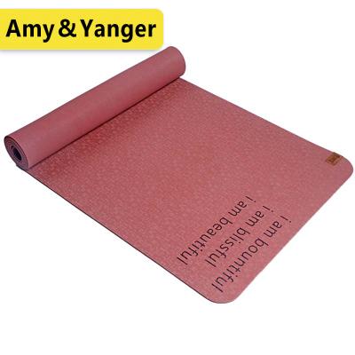 China High quality and factory raw BSCI natural rubber yoga mat, wholesale 5mm yoga mat for sale