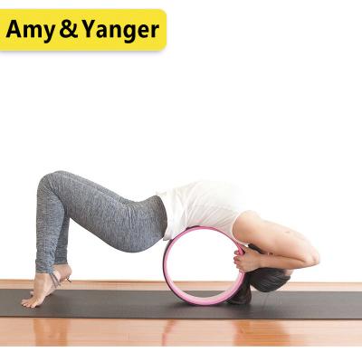 China BSCI factory yoga ABS yoga balance wheel fitness accessory gym exercise strong and druable yoga wheel YW-0110 for sale