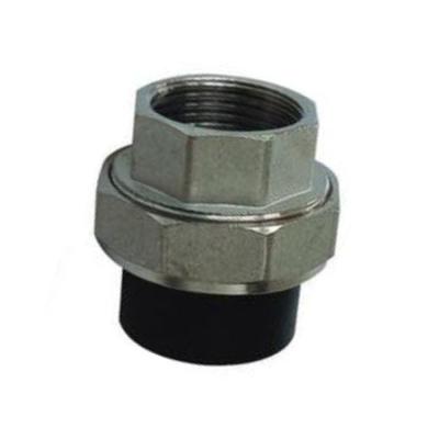 China HDPE New Arrivals Cylindrical Pillar Tube Fittings Female Thread Quick Fitting Adapter for sale