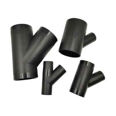 China HDPE Favor All Kinds Of Durable And Lightweight Sloped PE Tee Siphon Drain Accessories TEE for sale