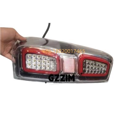 China Lâmpadas traseiras de carro LED ABS para Isuzu DMAX 2012 2013 2014 2015 à venda