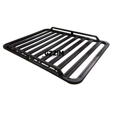 China Patrol Y61 Aluminium Tradie Roof Rack Nissan Aluminium Roof Rack Platform for sale