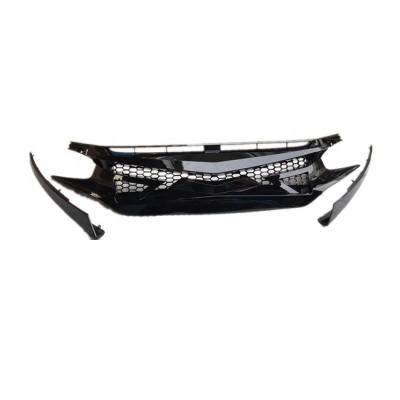 China Grilla del parachoques delantero tipo Fc450 Negro para Honda Civic X 2016+ en venta