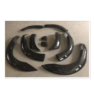 China ABS Plastic Black Wheel Eyebrow For Everest 2019 Wheel Brow Fender Flares for sale