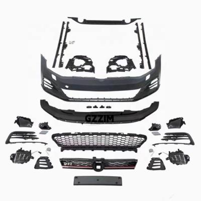 Cina VW Golf 7.5 GTI Body Kit Plastico Golf Gti Body Kits Nero in vendita