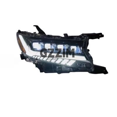 China Auto Parts ABS Plastic LED Front Light Parts Head Lamp For Toyota Prado 2018-2022 for sale