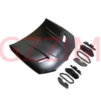 China Car Engine Cover Stainless Steel Hood Bonnet For BMW 2018-2021 G30 38 Changed To CS Style for sale