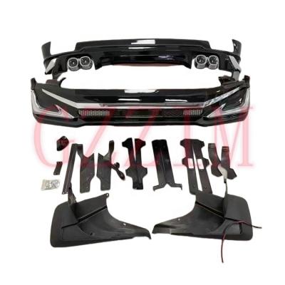 China FJ150 Plastic Body Kit For Prado FJ150 2018 Conversion Kit Front Rear Body Kit Black White for sale