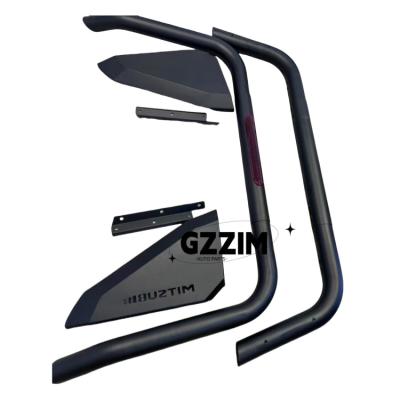 China Mitsubishi L200 2024 Bar de rodillo de acero inoxidable Negro / tamaño estándar personalizado Bar de paso superior en venta