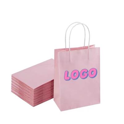 China Recyclable Bolsas De Papel Retail Plain Thank You Custom Print Logo Paper Bags With Party Logo for sale