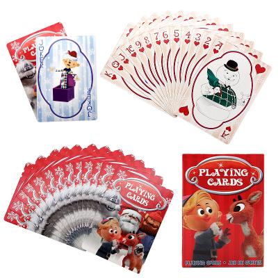 China Wholesale Custom Logo Design Printing Funny Christmas Novelty Paper Poker Game Card Games Paper Manufacturers for sale