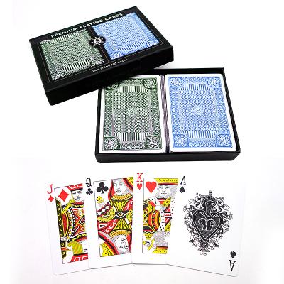 China Best Quality Double Set Paper Box Custom Printing Standard Paper Poker Card Set With Your Own Design for sale