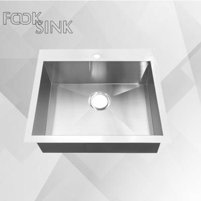 China Without Topmount High Quality Commercial Stainless Steel Sink Faucet Disinfection Stainless Steel Handmade Sink for sale