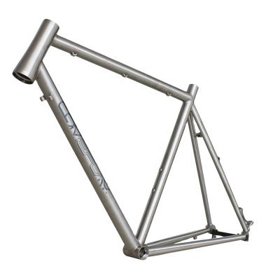 China Road Bikes COMEPLAY Road Travel Titanium Disc Brake Bike Frame for sale