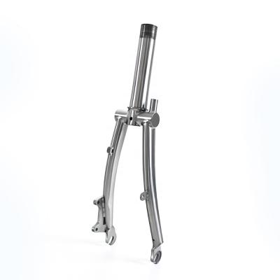 China Gr9 Titanium Alloy Front Fork Titanium Folding Bike Using Fork for sale