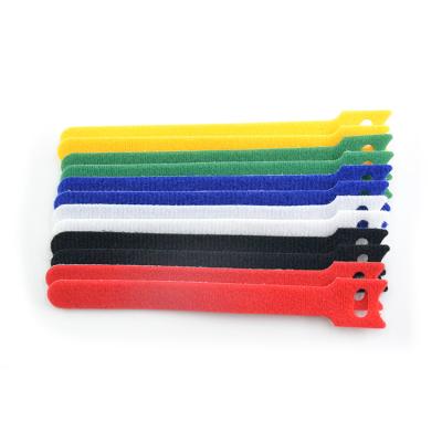 China Garment Accessories Durable Double Side Sticky Reusable Cable Ties Nylon Custom Black Cable Ties for sale