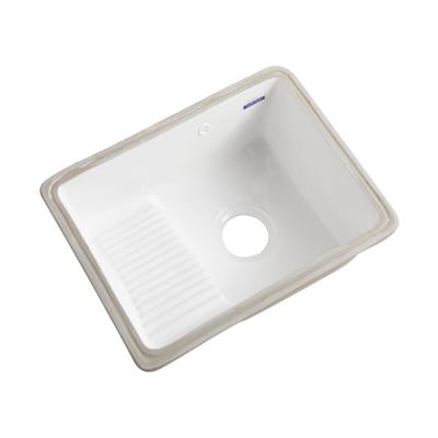 China Wash Clothes Chaozhou Factory Laundry Wash Sink Bathroom Sanitary Ware Ceramic Basin for sale