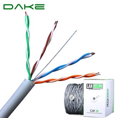 China Low price drives cat5 lan network cable 305 / 100m 1000ft Cat5e cable for sale