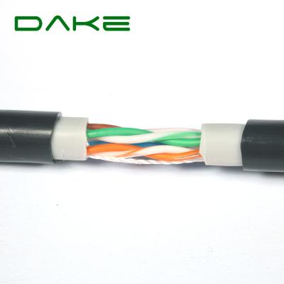 China PC 1000FT Low Price Outdoor Cat5e UTP Drives Outdoor Cable Lan Network Cable 4pairs 24awg 305M for sale