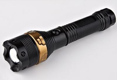 China 18650 Li-ion battery High Lumen Torch Led Rechargeable Flashlights For Family Use for sale