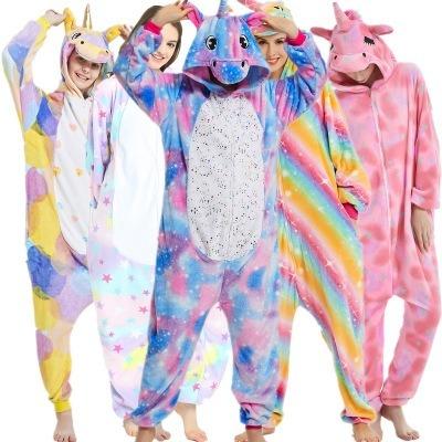 China Christmas Family Pajamas Animal Onesie Cosplay Breathable Unisex Adult Halloween Costume Nightgowns For Women for sale