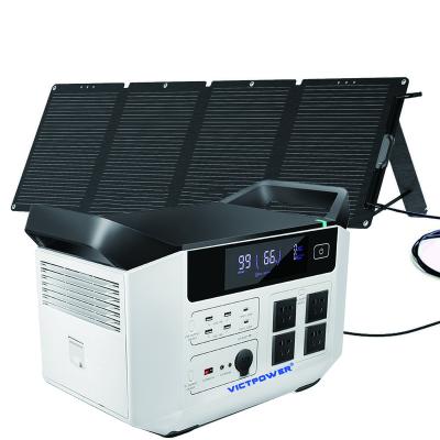 China Type C victpower camping 2.5kw 110v 220v solar power station portable energy storage battery home outdoor energy storage system for sale