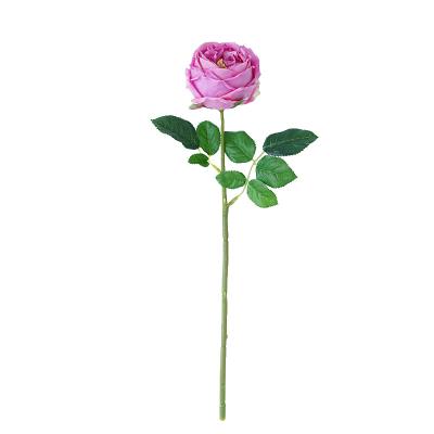 China New Pattern Natural Hot High Quality Real Touch Big Head Selling Artificial Touch Rose For For Wedding Party Home Decoration for sale