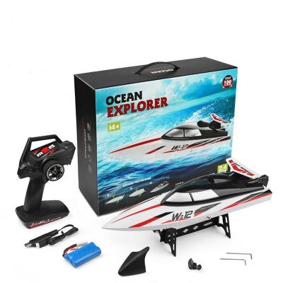 China High Speed ​​Simulation RC Boat Model Boat 2.4g RC Remote Control Speedboat Anti-tilting Racing Boat High Speed ​​Water Cooling Wireless App Controlled for sale